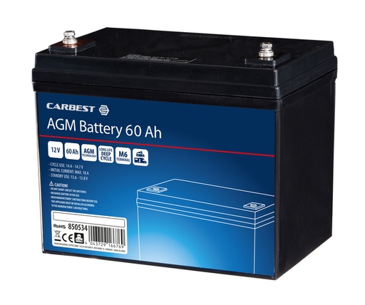 [REIMO-850534] Carbest AGM Akü 60Ah