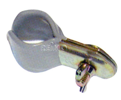 [REIMO-903521L] Kauçuk kaplı boru kelepçesi 25-28 mm, tek