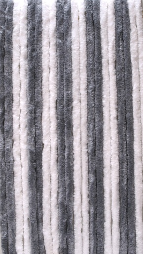 [REIMO-912604] Peluş Kapı Perdesi 120x185 gri/beyaz