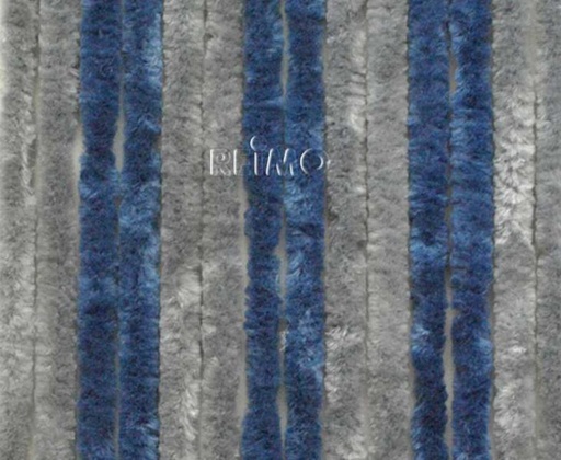 [REIMO-912606] Peluş Kapı Perdesi 120x185 gri/mavi