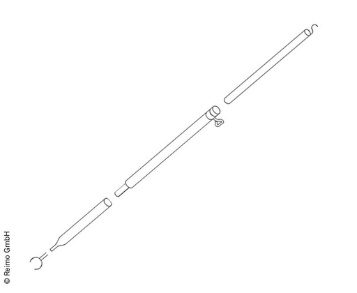 [REIMO-918081] Alüminyum Çatı Kancası Direği 1,6-2,6M