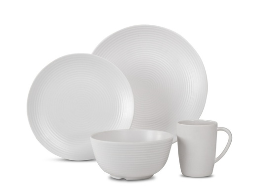 [REIMO-918105] LUND Beyaz Yemek Takımı Seti 16 Parça