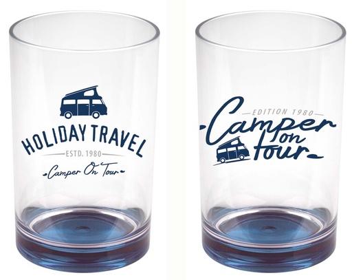 [REIMO-929080] 2x HOLIDAY TRAVEL Meyve Suyu Bardağı