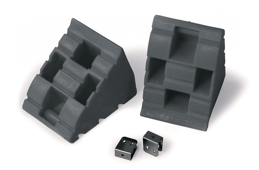 [REIMO-93101] Tekerlek Takozu 2'li Set Gri