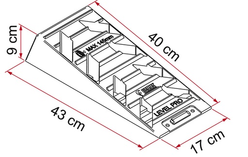 [REIMO-93106] Seviye Sistemi Pro 5t Çift Gri
