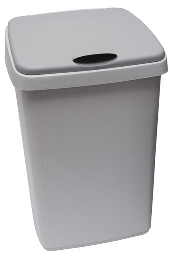 [REIMO-94036] 25L Gri Kapaklı Katlanabilir Çöp Kovası