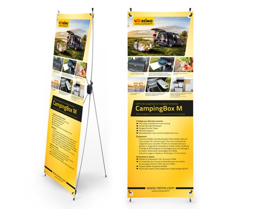 [REIMO-953506] X-Banner Kampinbox M Fransızca