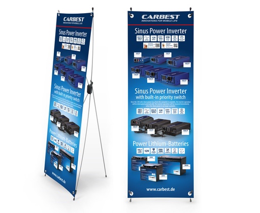[REIMO-953523] Carbest X-Banner İnverter İngilizce