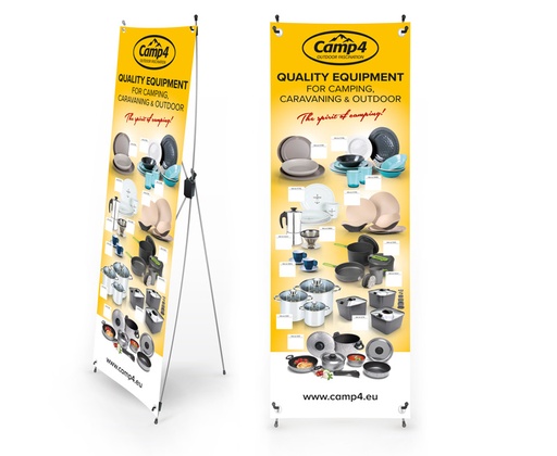 [REIMO-953525] Camp4 X-Banner Ev Ürünleri İngilizce