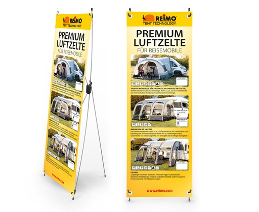 [REIMO-953530] X-Banner Karavan Çadırı Almanca