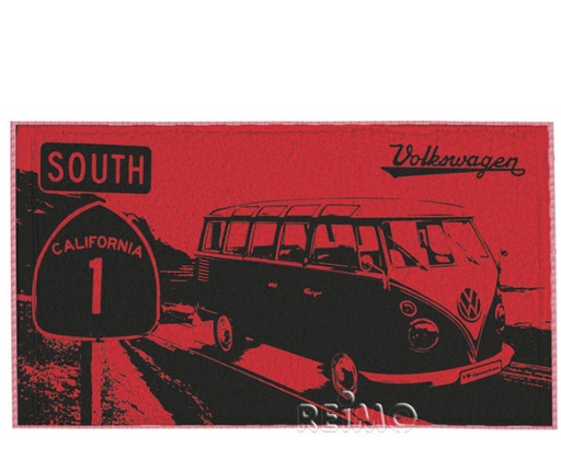 [REIMO-955163] VW Koleksiyonu Plaj Havlusu Kırmızı/Siyah