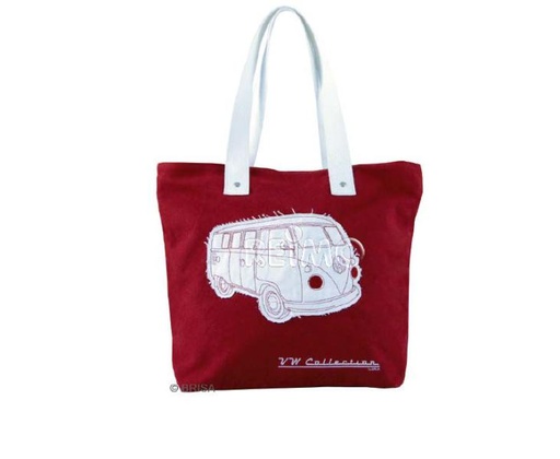 [REIMO-95525] VW Koleksiyonu Kanvas Alışveriş Çantası Kırmızı