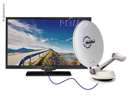[REIMO-49086] Karavan TV Sistemi – 75cm Anten + alphatronics 24" TV