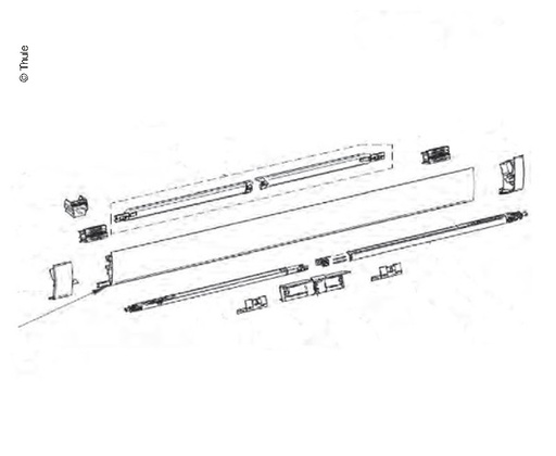 [REIMO-E100111] Ön Panel 5200 3,0 m Beyaz