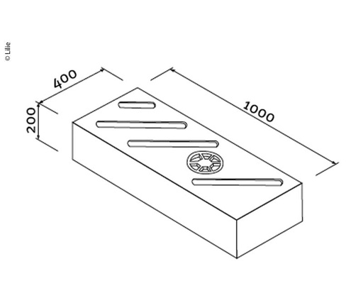 [REIMO-E100401] Üniversal Su Deposu Doğa Rengi 78 L