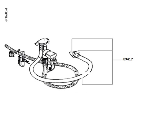 [REIMO-E3417] Başlıklı Yıkama Hortumu