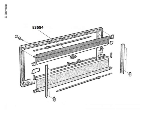 [REIMO-E3684] Verdunklungsrollo VR1300