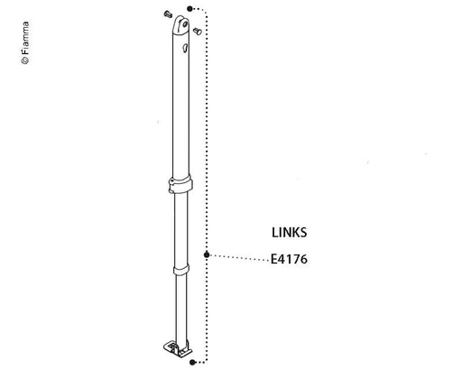 [REIMO-E4176] Sol Destek Ayağı CS255/F35