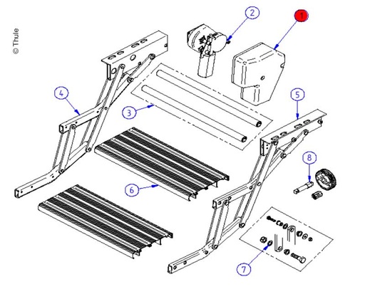 [REIMO-E4312] Motor Kapağı Çift Basamak 12V
