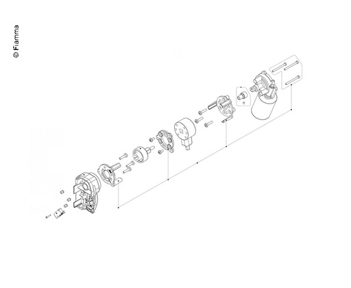 [REIMO-E4624] Motor Kiti F45S Polar Beyazı