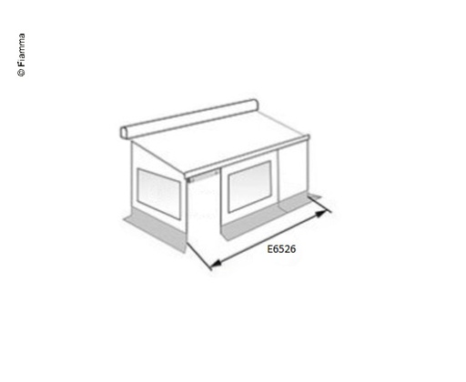 [REIMO-E6526] Frontwand PrivacyRoom 450