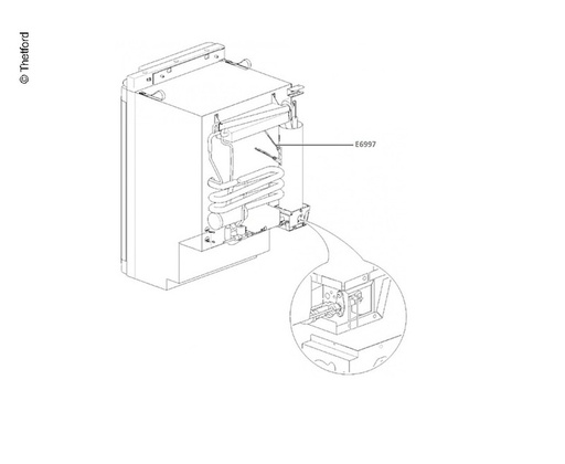 [REIMO-E6997] SR Isıtıcı 230VAC/157W