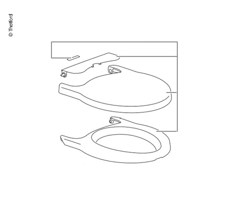 [REIMO-E7287] Seat&Cover Excellent Beyaz
